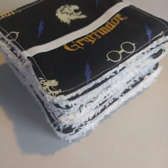 Copy - Homemade reusable makeup remover/ face scrubber. Harry Potter designs. 1… - Picture 7 of 9